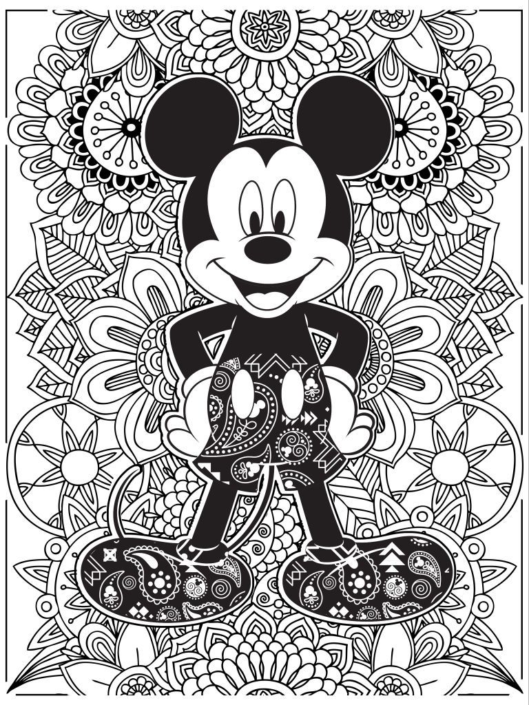 Coloring Page Mickey Mouse Coloring Book