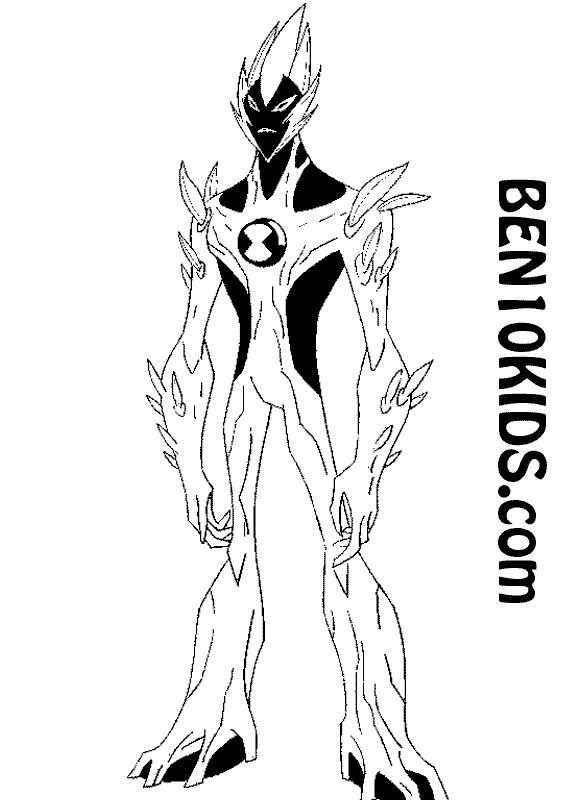 Ben 10 Alien Force Watch Coloring Pages