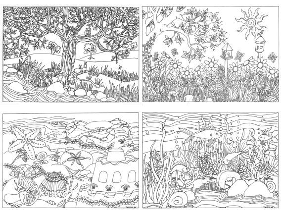 Coloring Sheet Nature Coloring Pages For Kids