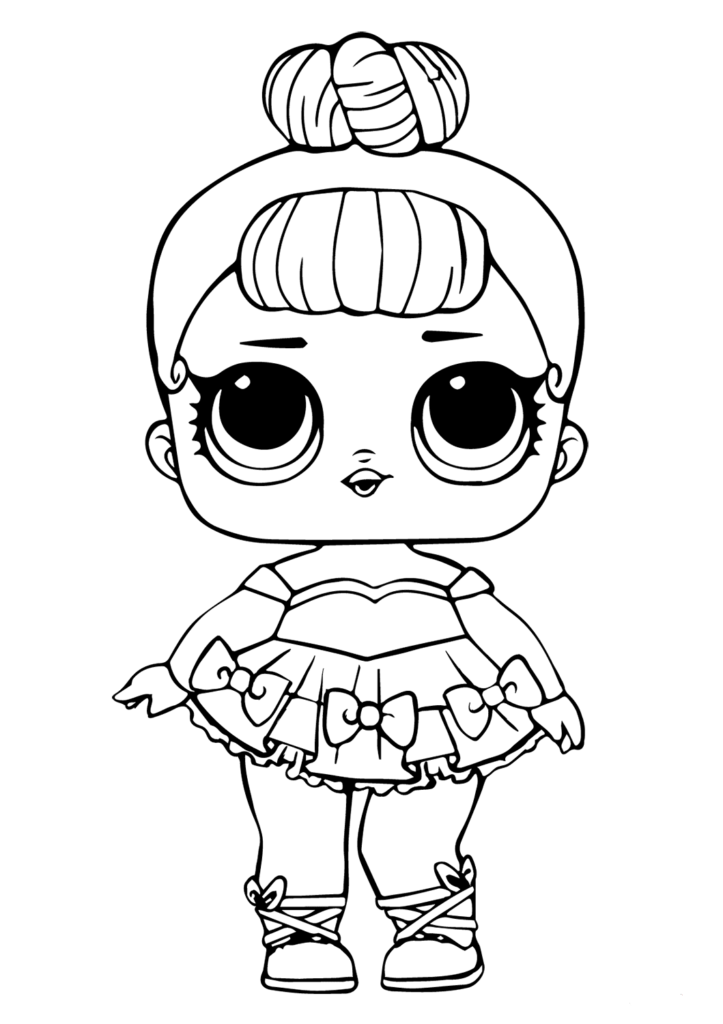 Baby Coloring Pages For Girls Lol Dolls