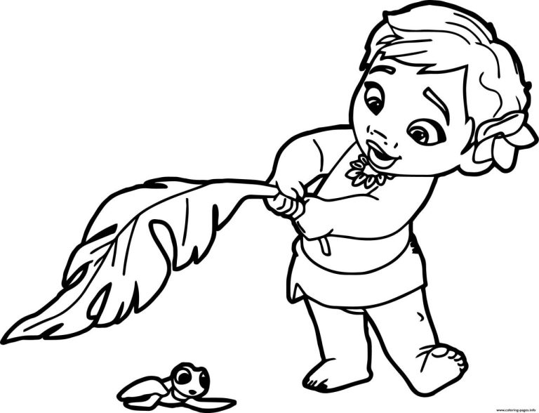 Baby Easy Princess Coloring Pages