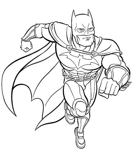 Batman Coloring Sheets For Toddlers