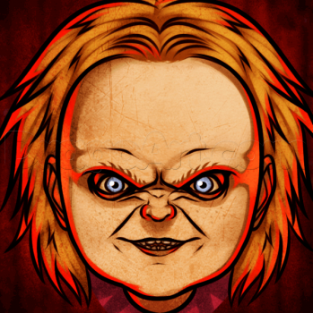Beginner Easy Chucky Coloring Pages
