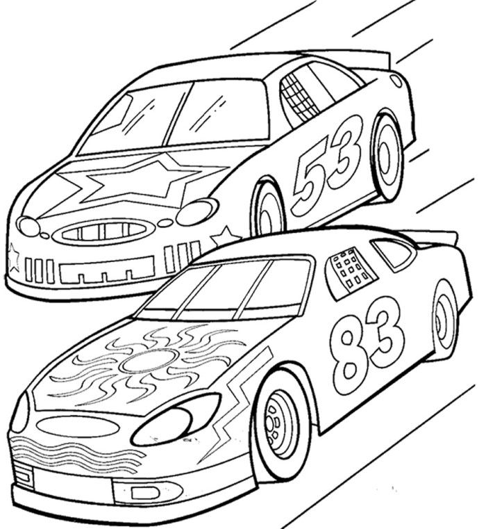 Coloring Cars For Toddlers