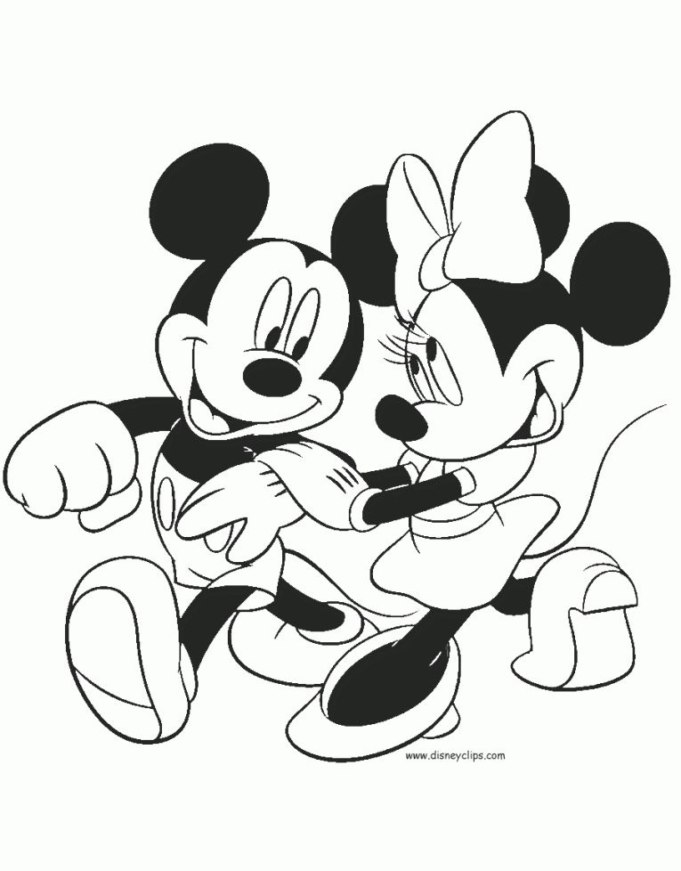 Coloring Pages Disney Mickey And Friends