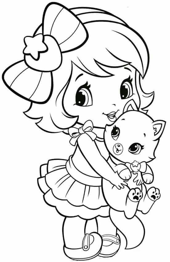 Beautiful Coloring Pages For Little Girls