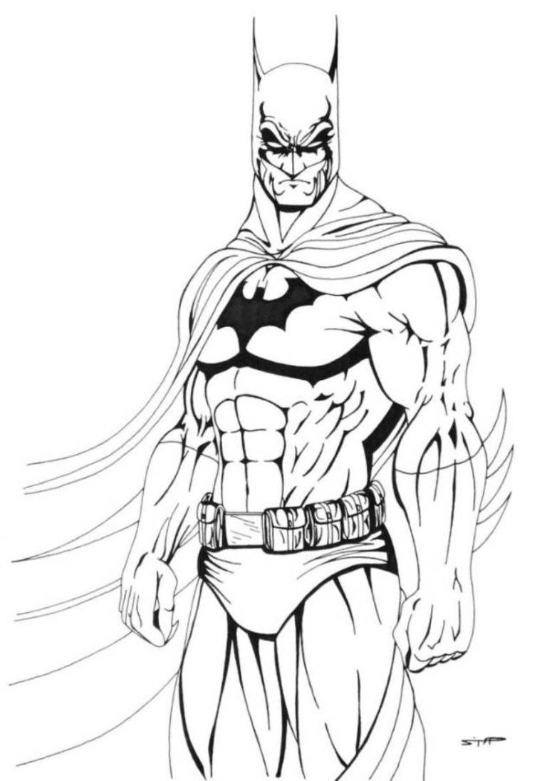 Batman Coloring Pictures To Print