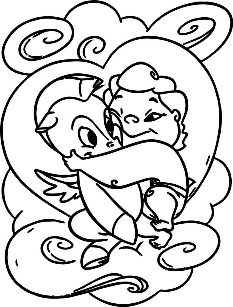 Baby Penguin Coloring Sheet
