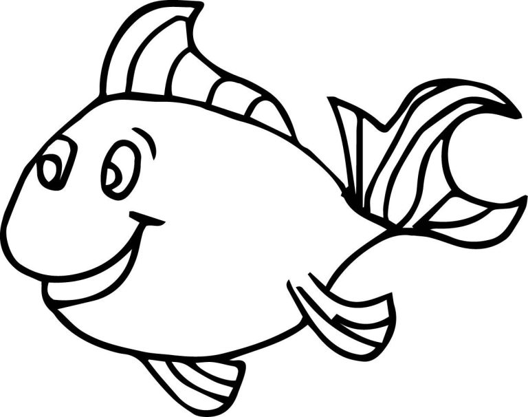 Coloring Cartoon Fish