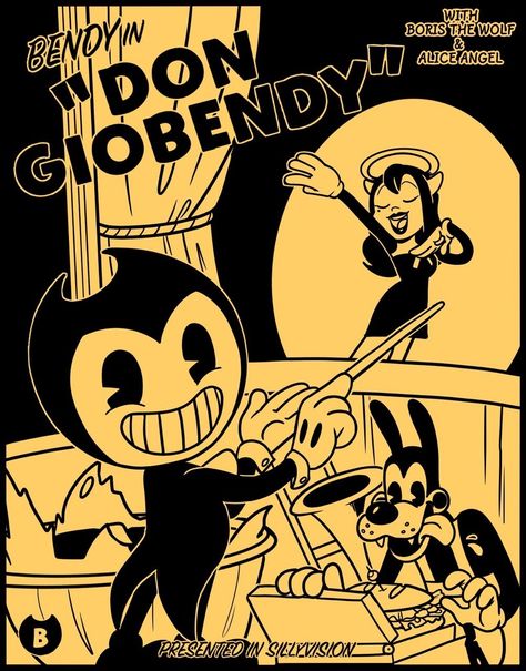 Boris The Wolf Bendy And The Ink Machine Coloring Pages