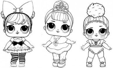 Coloring Pages Lol Dolls Printable