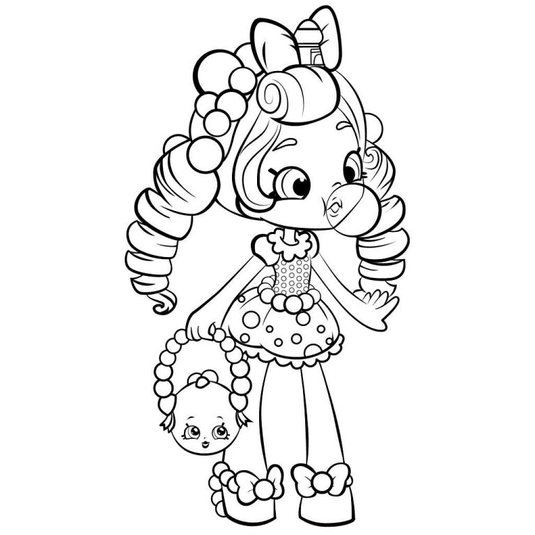 Coloring Sheets For Girls Shopkins