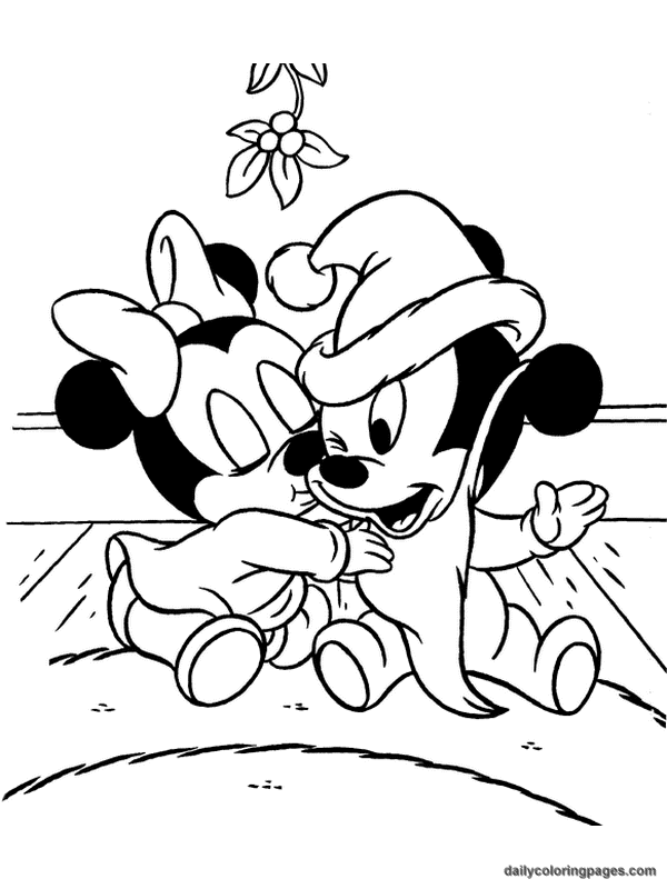 Baby Mickey And Friends Coloring Pages