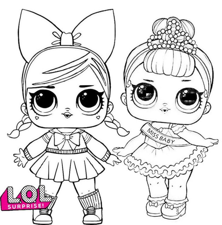 Colouring Pages For Girls Lol Dolls