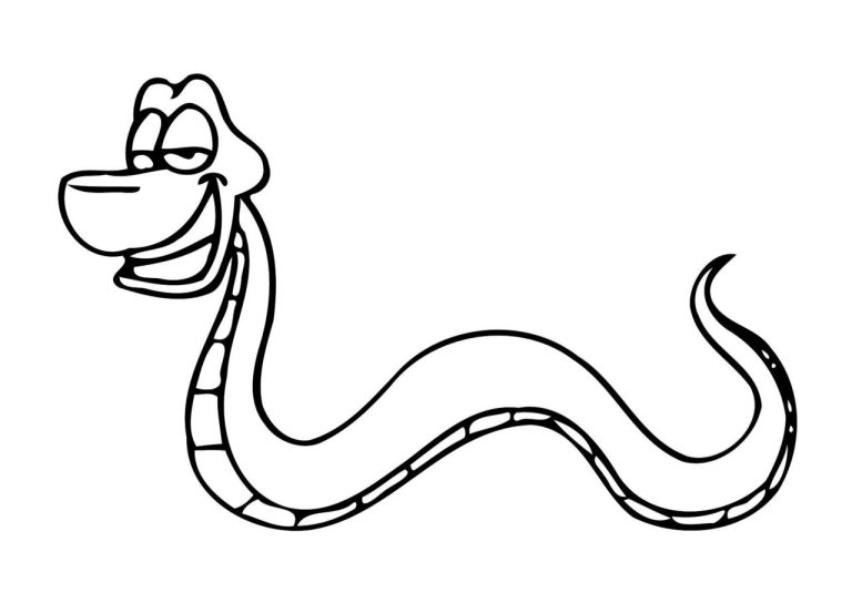 Coloring Page Snake Pictures To Color