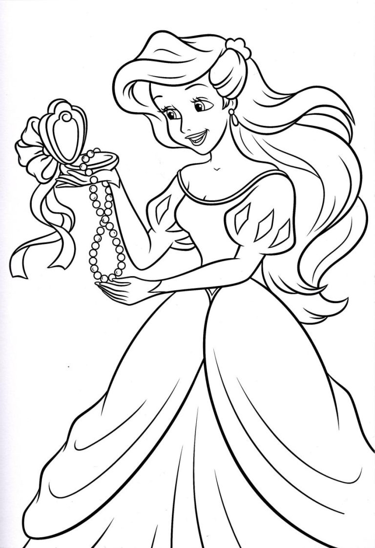 Coloring Pages For Girls Disney Princess