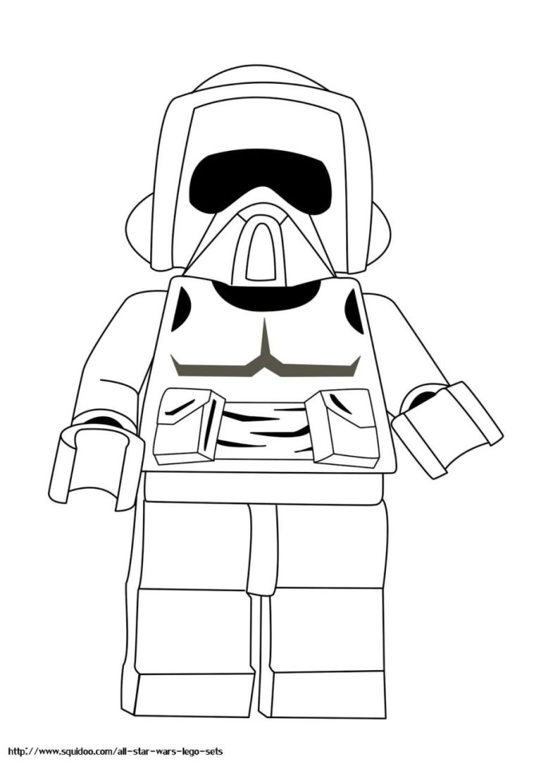 Boba Fett Lego Star Wars Coloring Pages