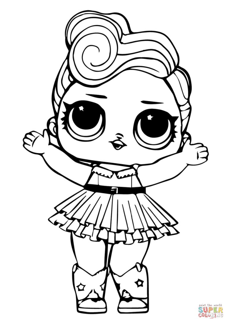 Coloring Template Printable Lol Dolls Colour