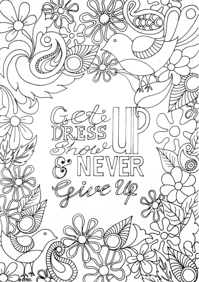 Coloring Sheets Mindful Colouring For Kids Printable