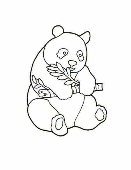 Baby Panda Coloring Pages For Kids