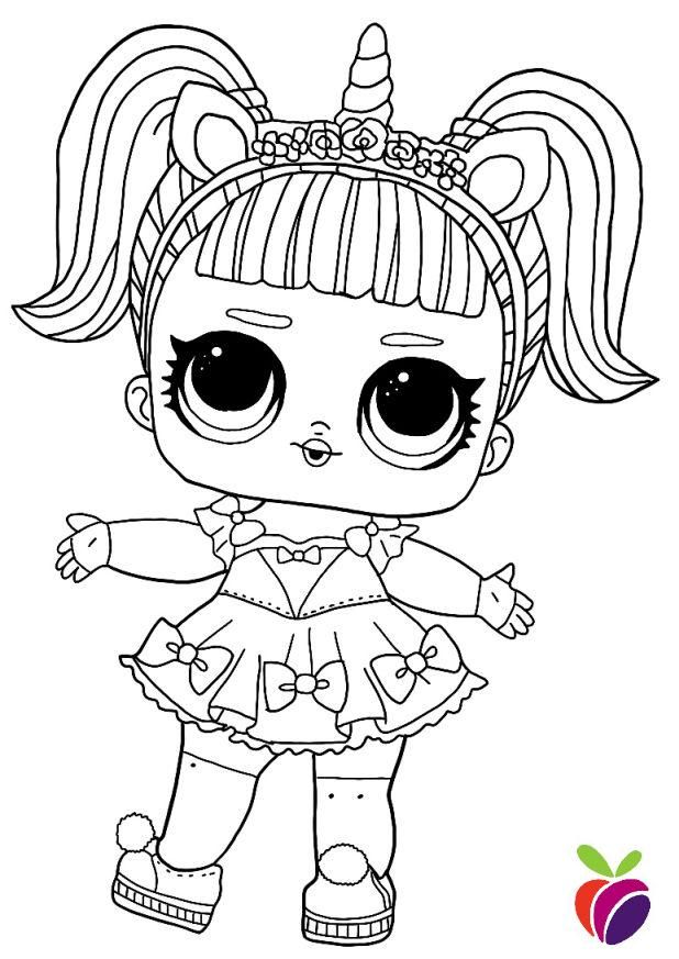 Coloring Template Printable Lol Princess Coloring Pages