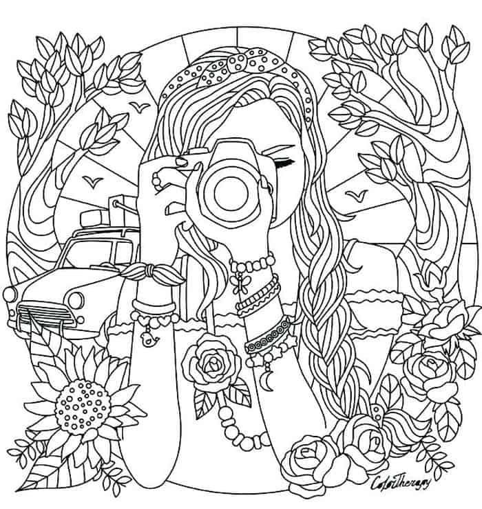 Coloring Pages For Girls Easy Printable