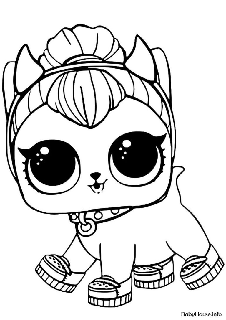 Coloring Pages Lol Dolls Pets