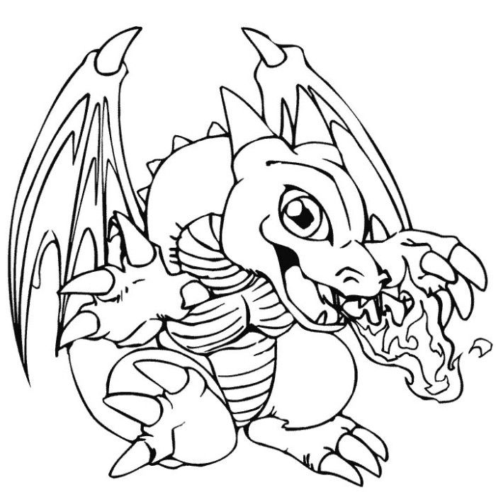Baby Coloring Pages Dragon