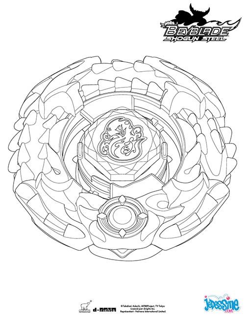 Beyblade Burst Turbo Achilles Coloring Pages