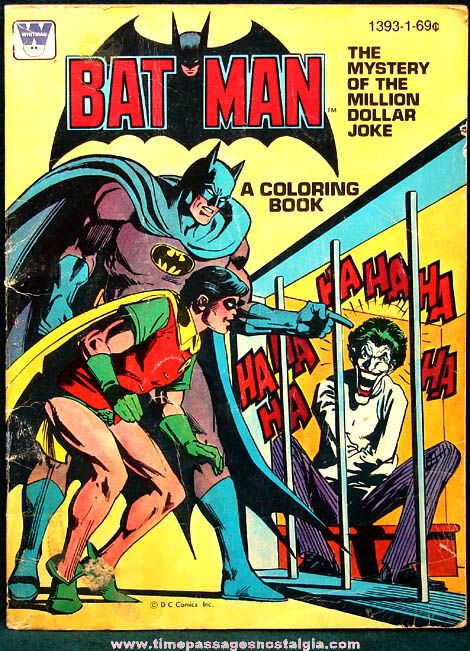Batman And Robin Coloring Book