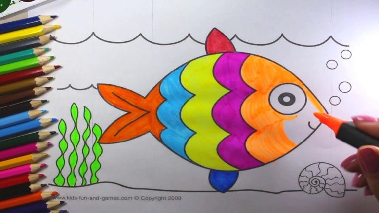 Coloring Fish Images For Kids