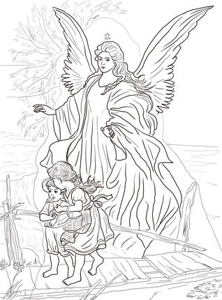 Beautiful Angel Wings Coloring Pages