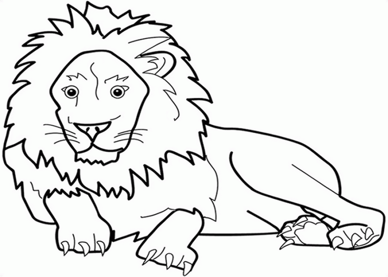 Colouring Book For Kids Animals