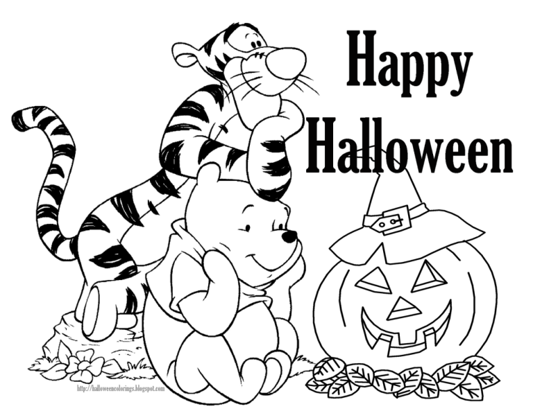 Coloring Disney Halloween Coloring Halloween Printables