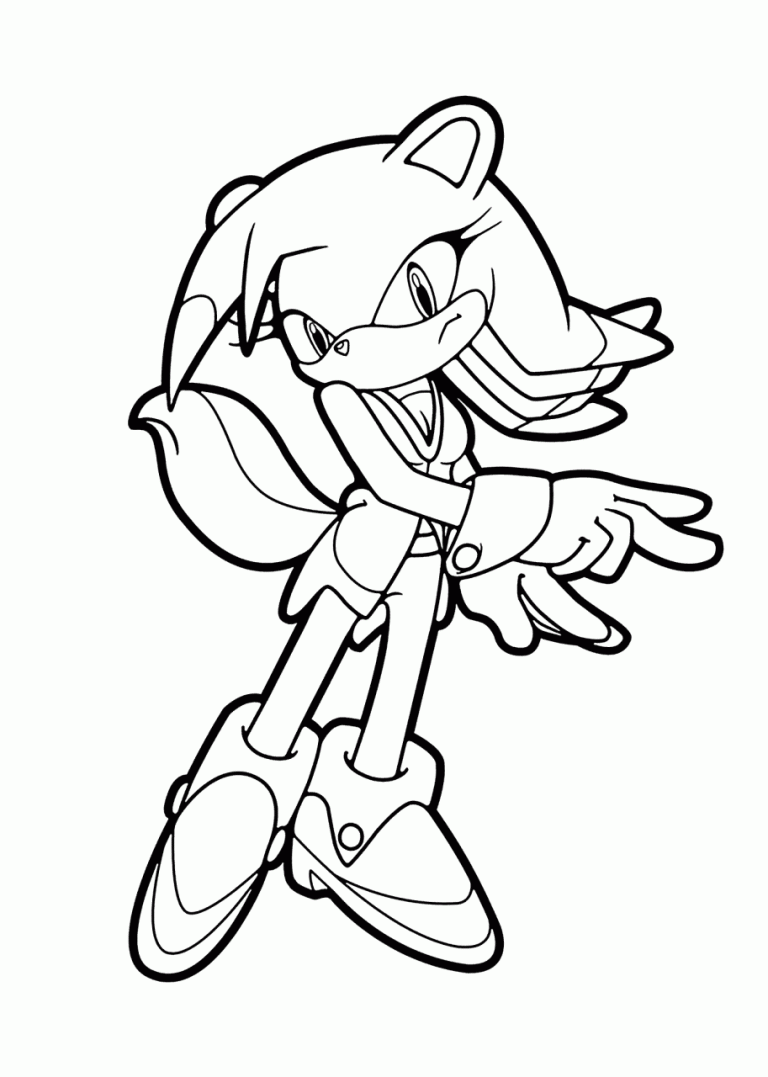 Blaze Printable Sonic Coloring Pages
