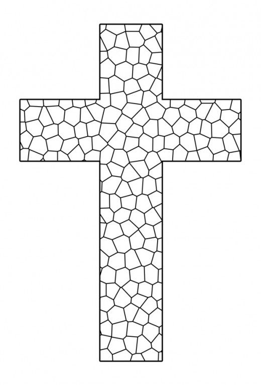Coloring Sheet Printable Cross Coloring Pages