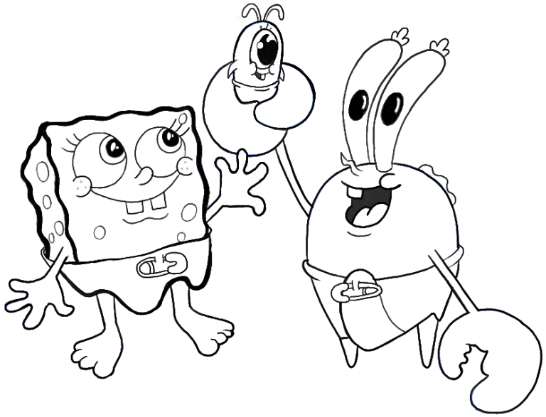 Baby Patrick Star Coloring Pages