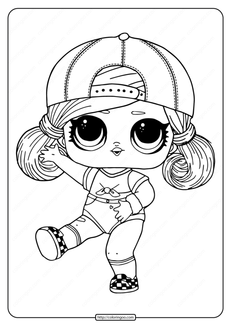 Big Sister Coloring Pages For Kids Lol Dolls