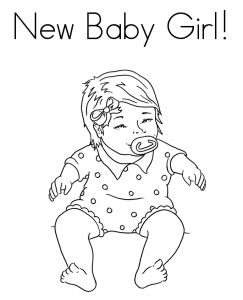 Baby Coloring Pictures For Kids