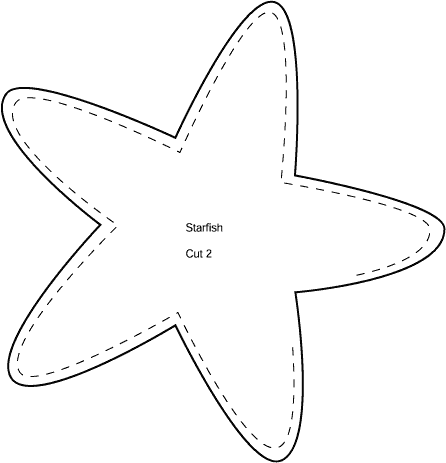 Coloring Sheet Starfish Coloring Page
