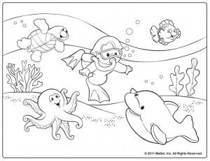 Beach Free Coloring Pages For Kids