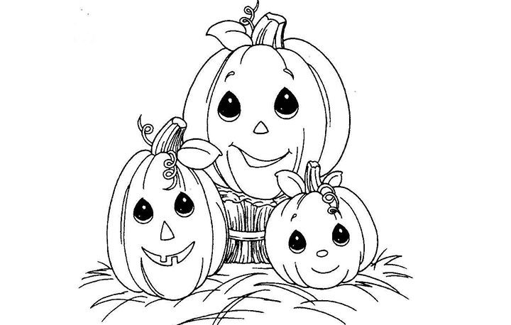 Coloring Pumpkin Coloring Halloween Printables Free