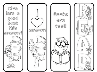 Coloring Printable Bookmarks For Girls
