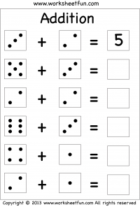 Printable Beginner Math Worksheets For Kindergarten