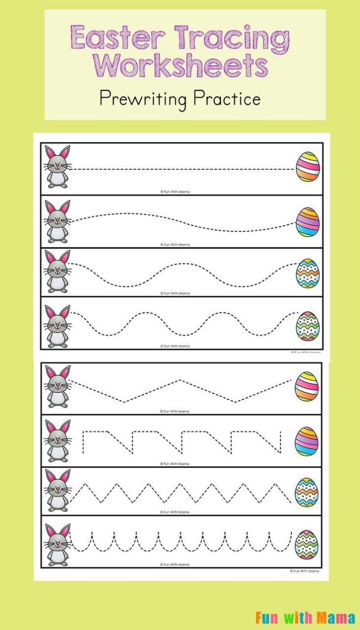 Printable Preschool Tracing Lines Worksheets For 3 Year Olds