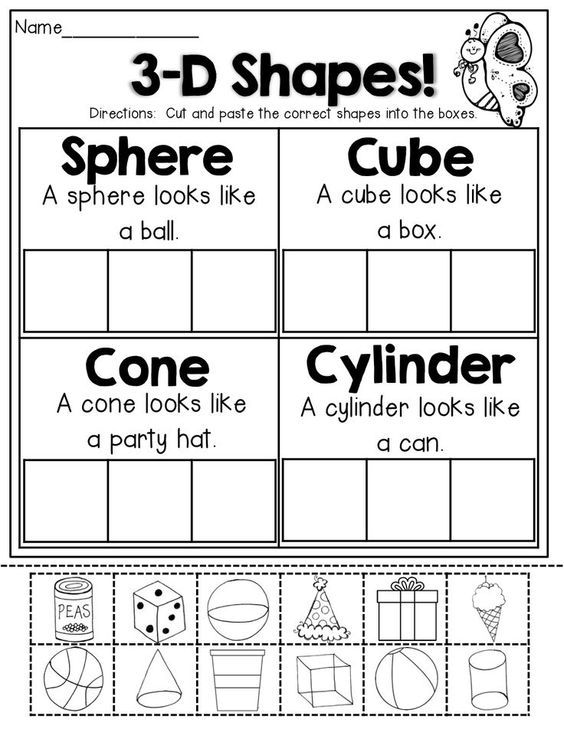Cut And Paste Kindergarten Free Printable Math Worksheets For Kindergarten