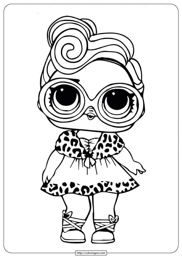 Lol Doll Coloring Book Pages