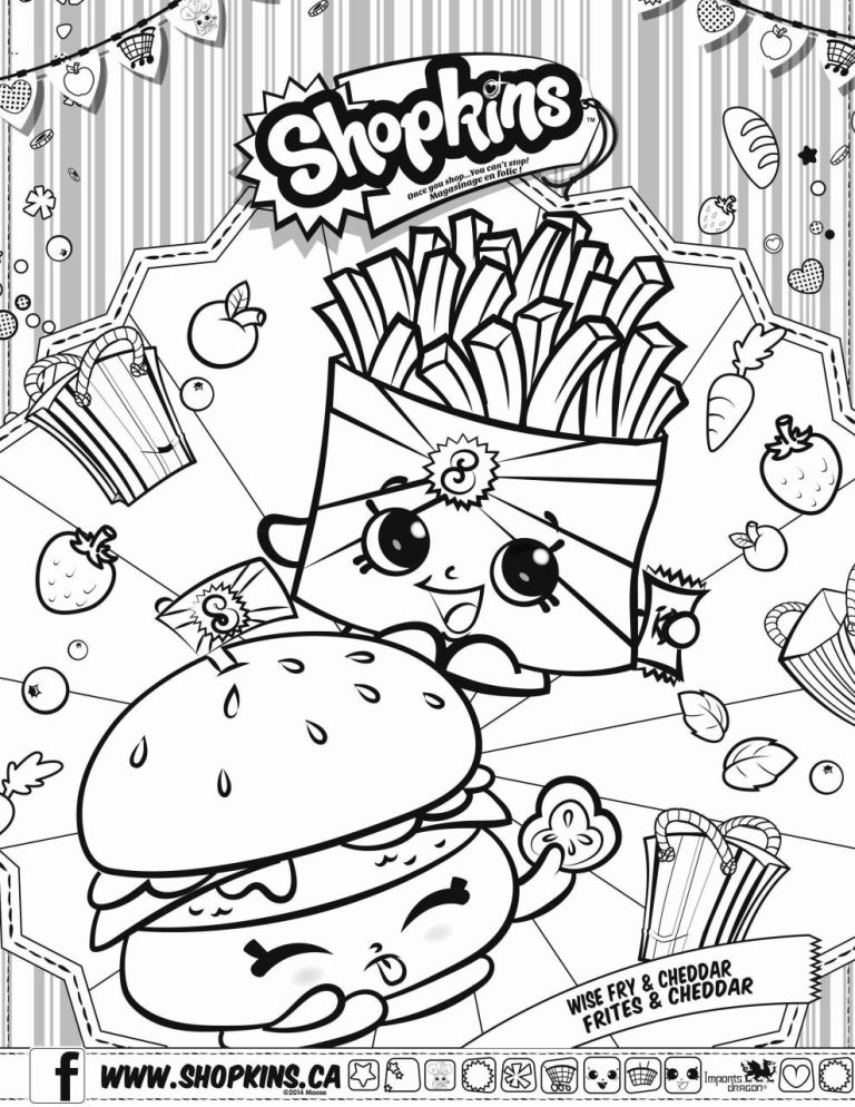 Shopkins Coloring Pages Lippy Lips