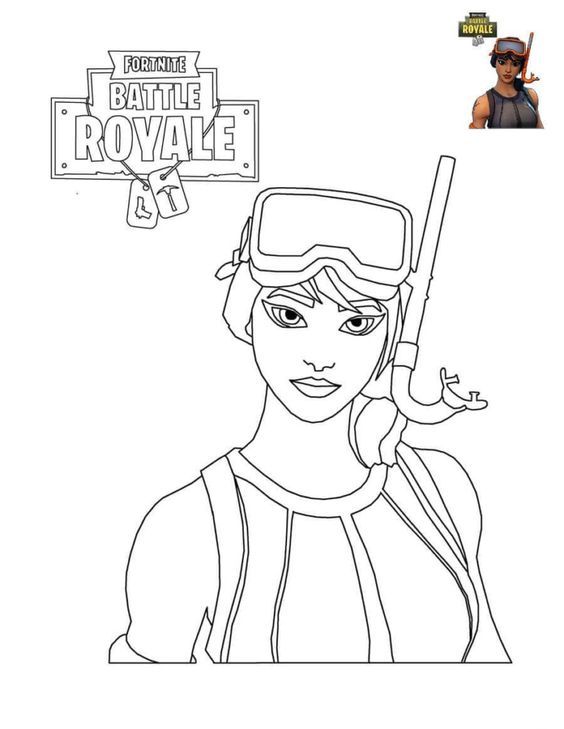 Fortnite Colouring Pages Renegade Raider