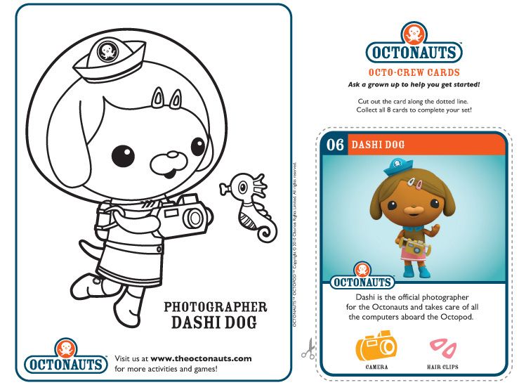 Octopod Printable Octonauts Coloring Pages
